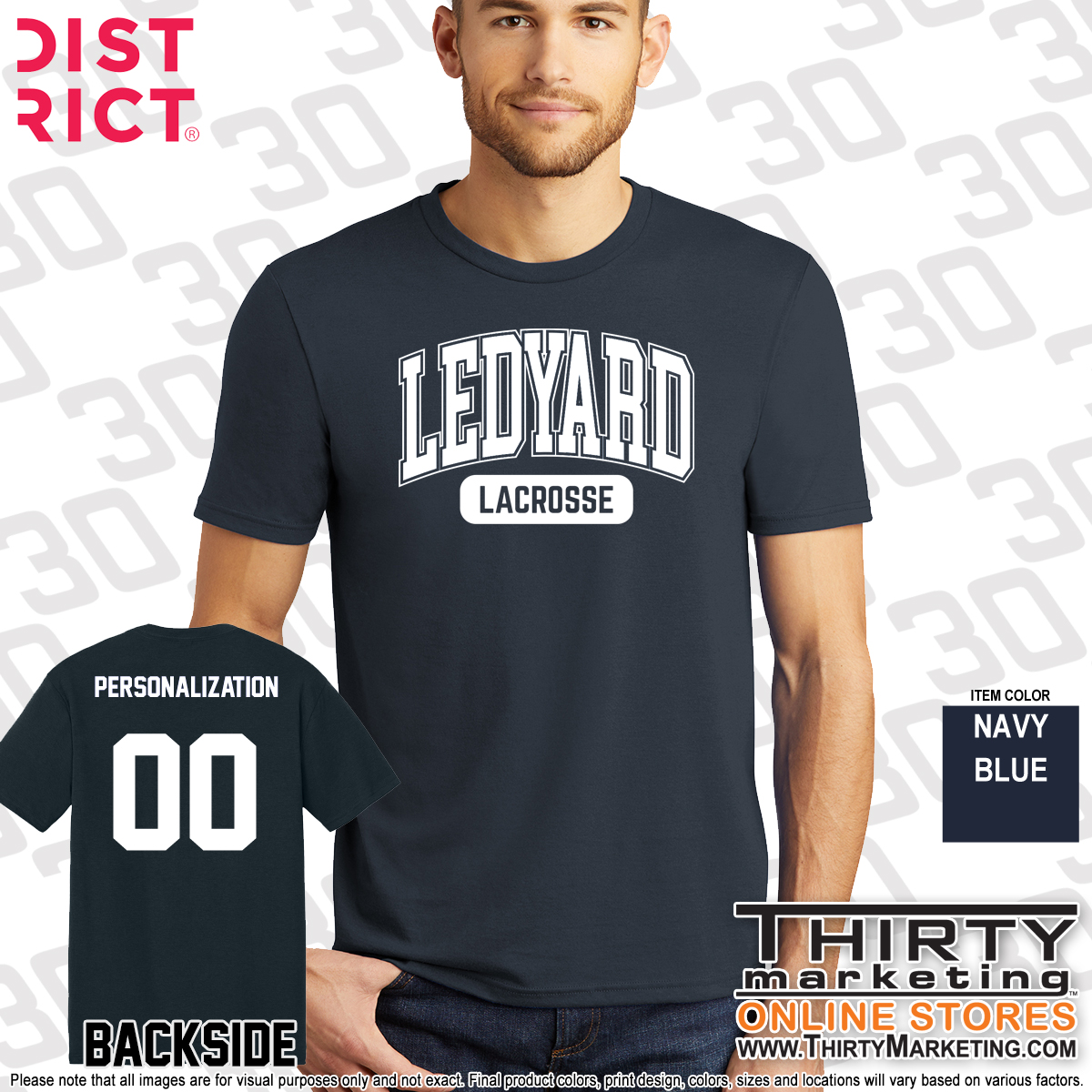 LHS Boys Lacrosse District Tee