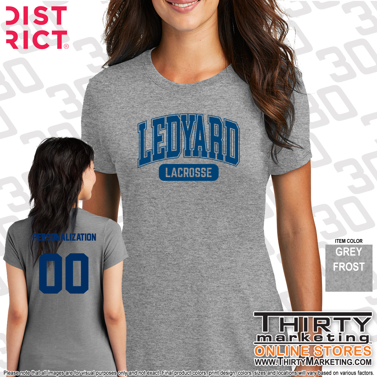 LHS Boys Lacrosse District Tee - Image 3