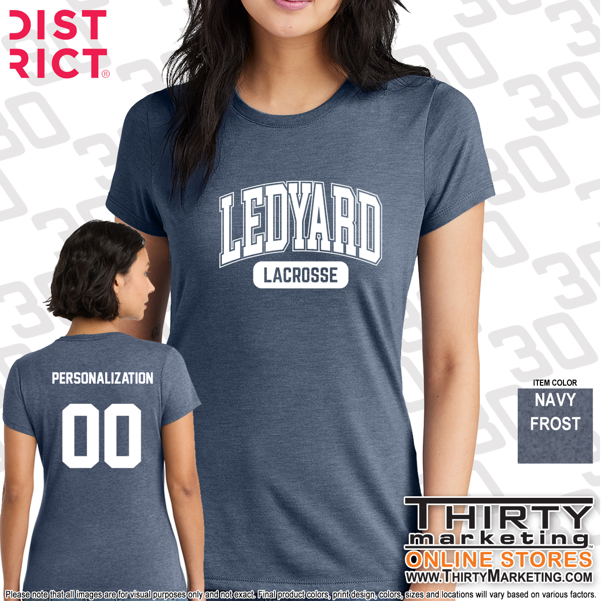 LHS Boys Lacrosse District Tee - Image 2