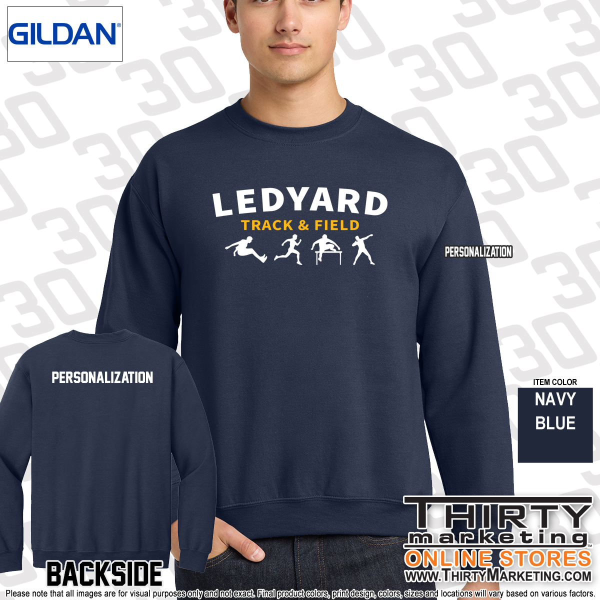 LMS Track & Field Crewneck Sweatshirt - Image 5
