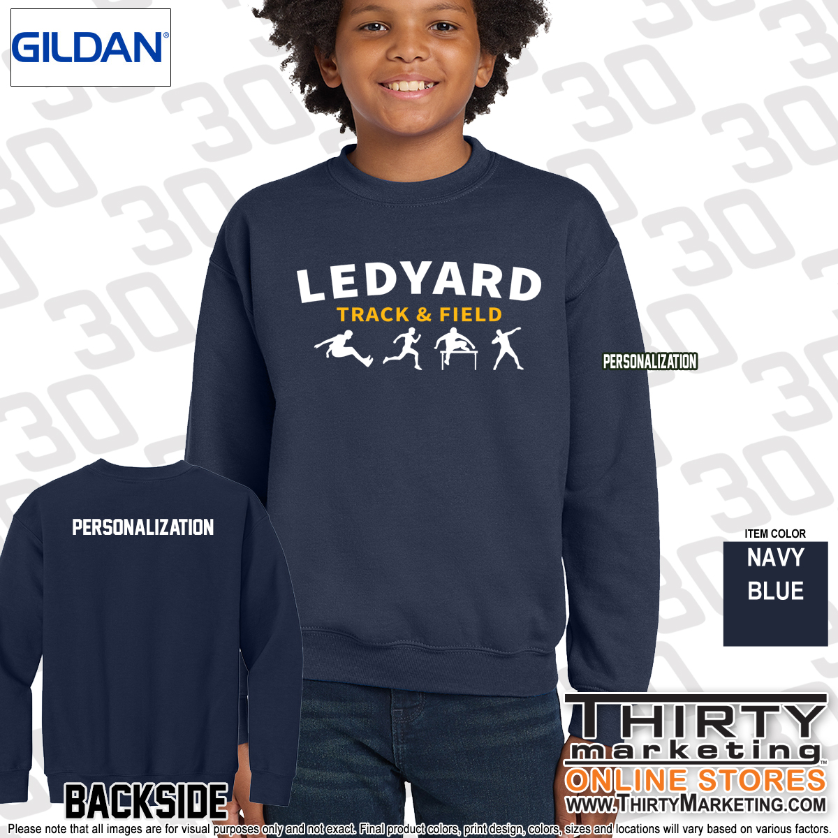 LMS Track & Field Crewneck Sweatshirt