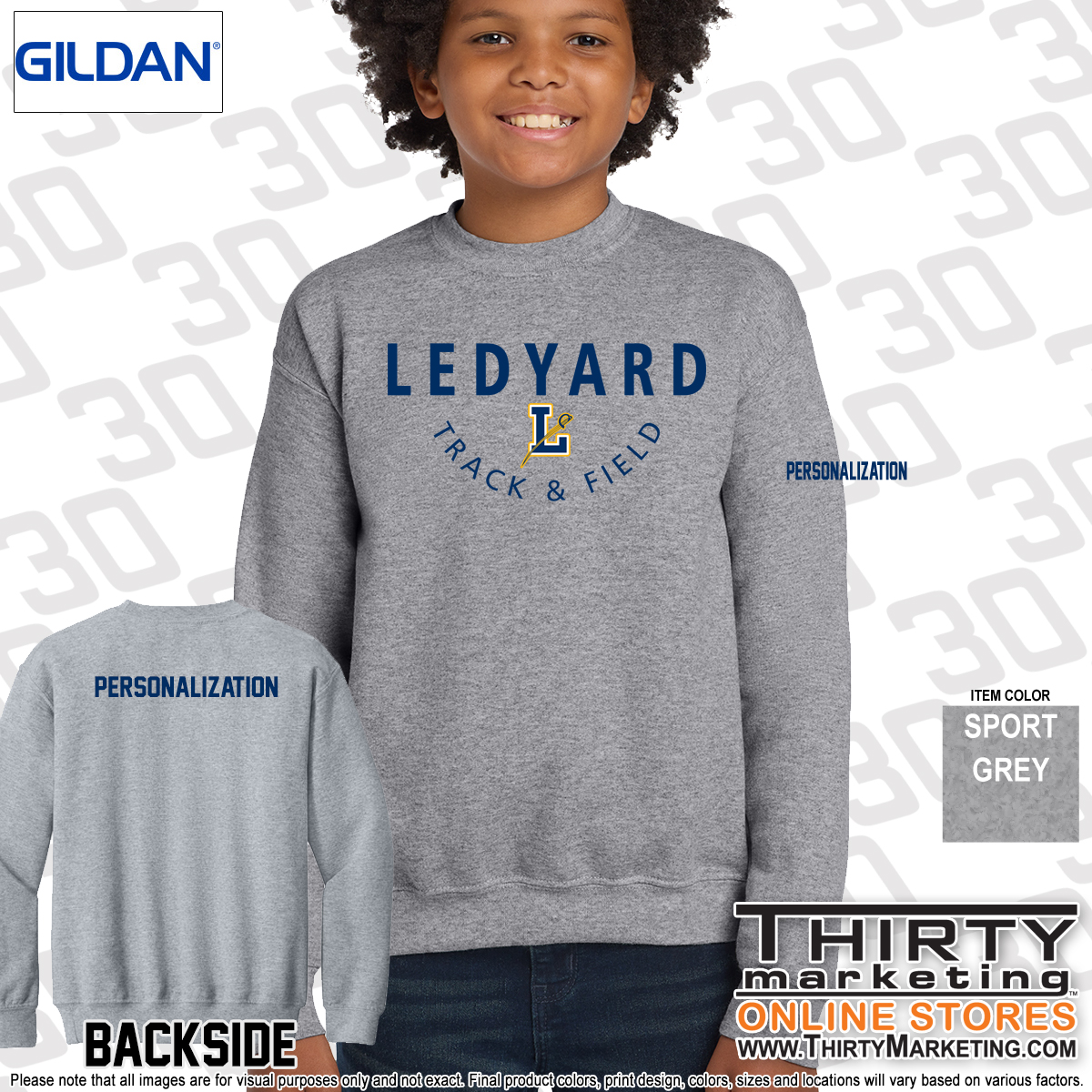 LMS Track & Field Crewneck Sweatshirt - Image 6