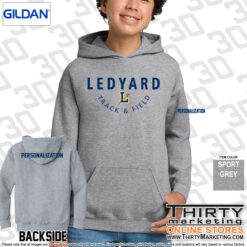 Alternative view of LMS Track & Field Hoodie