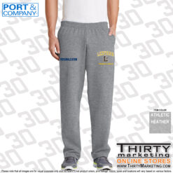 LMS Track & Field Open-Bottom Sweatpants with Pockets