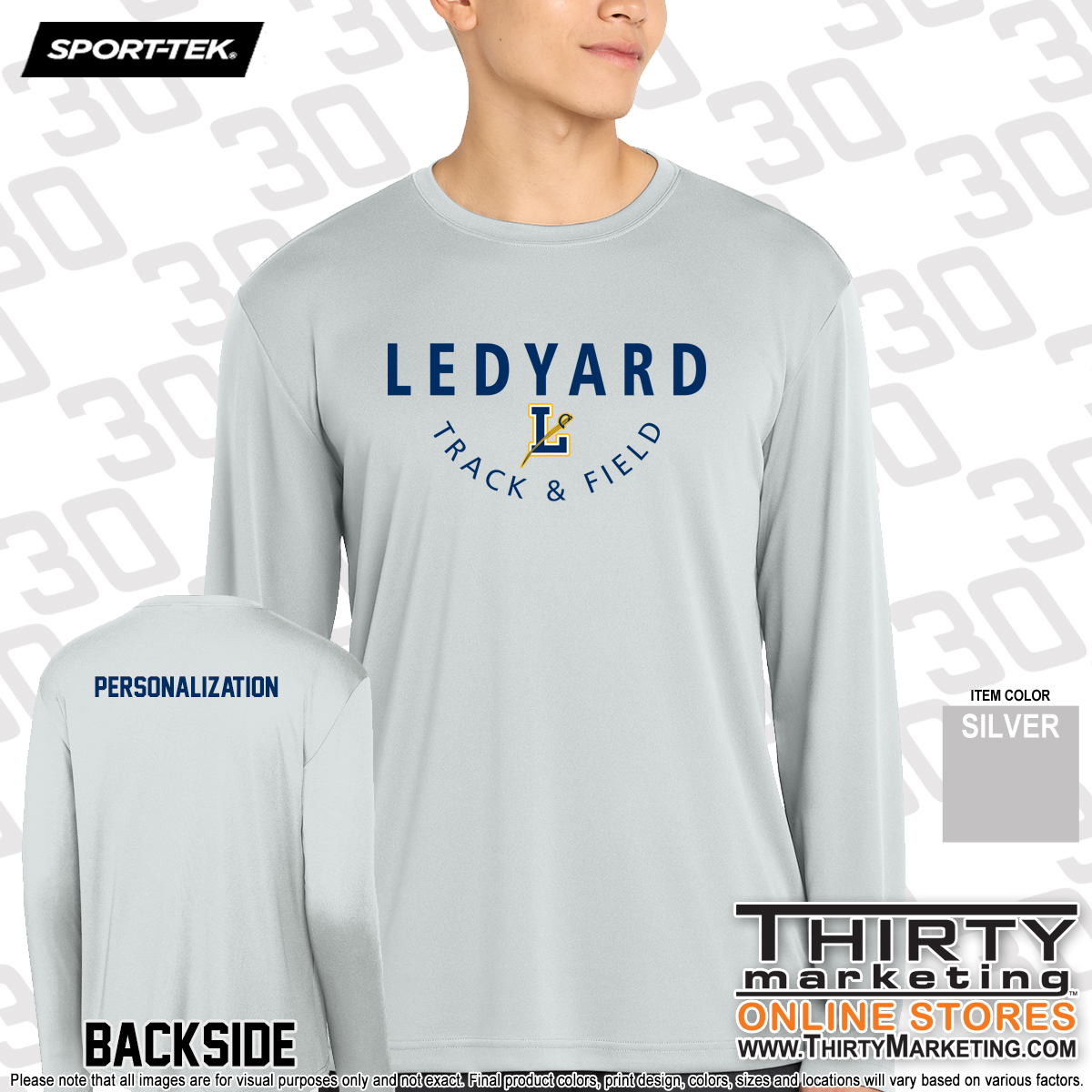 LMS Track & Field Performance Long Sleeve T-Shirt - Image 3