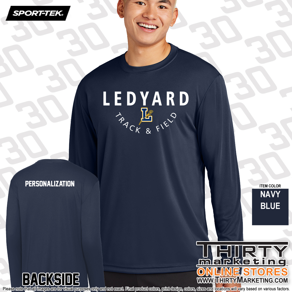 LMS Track & Field Performance Long Sleeve T-Shirt