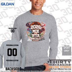 Alternative view of 2026 Mix of the Stix Crewneck Sweatshirt