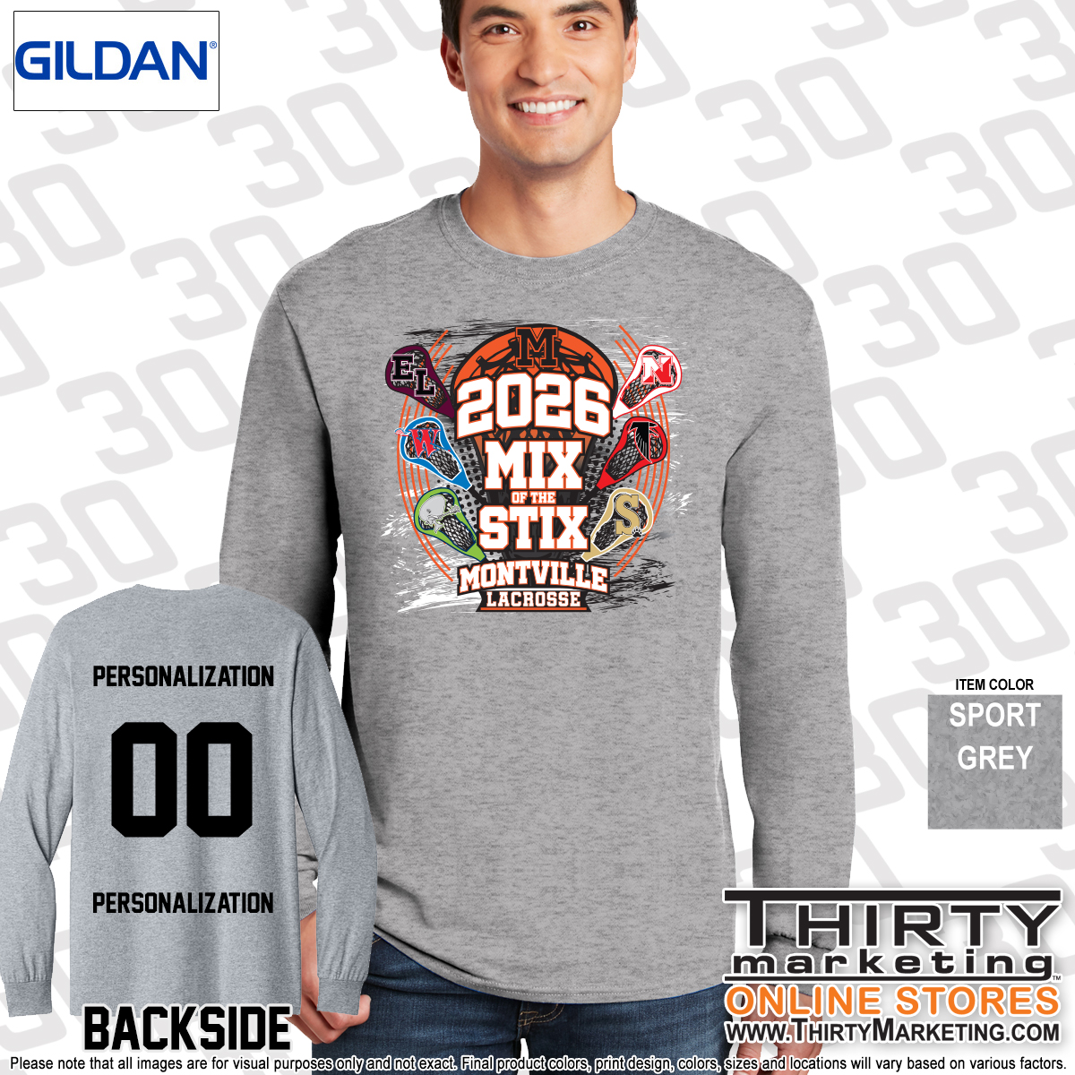 2026 Mix of the Stix Long Sleeve Tee - Image 2