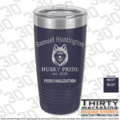 Alternative view of Samuel Huntington School 20oz Engraved Ringneck Tumbler