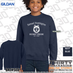 Alternative view of Samuel Huntington School Crewneck Sweatshirt