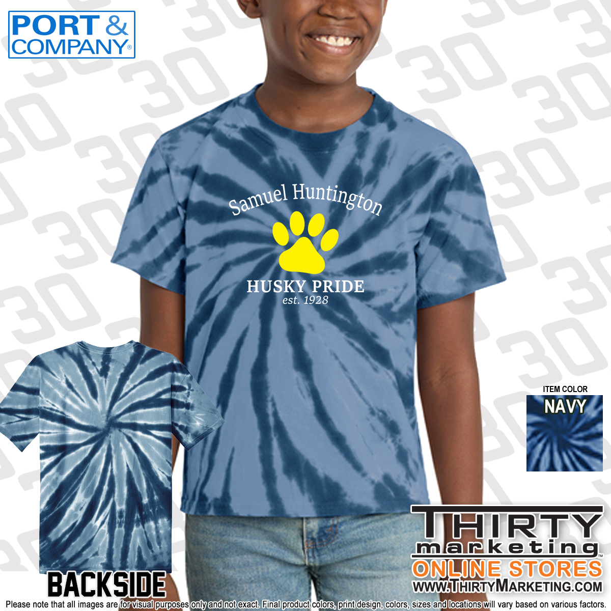 Samuel Huntington School Tie-Dye Tee