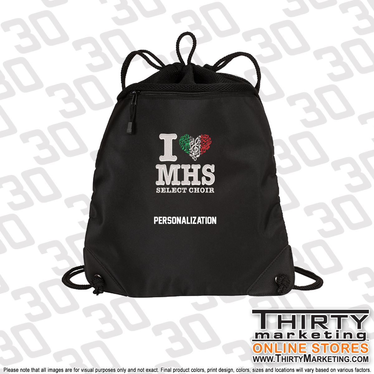 Malverne Select Choir Cinch Pack
