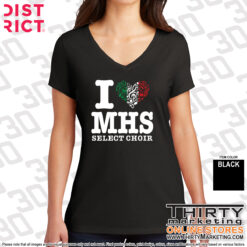 Malverne Select Choir Perfect Tri® V-Neck Tee