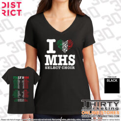 Malverne Select Choir Perfect Tri® V-Neck Tee
