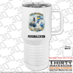 USS Delaware FRG 20oz Travel Mug