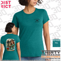 Alternative view of USS Delaware FRG Skull Perfect Tri® Tee
