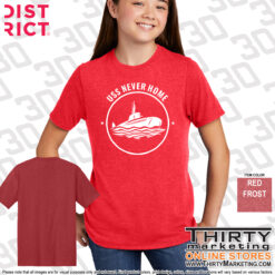 Alternative view of USS Texas FRG Never Home Youth Perfect Tri® Tee