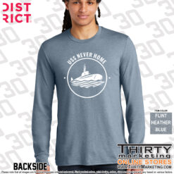 Alternative view of USS Texas FRG Never Home District Long Sleeve Tee