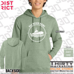 USS Texas FRG Never Home Fleece Hoodie