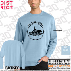 Alternative view of USS Texas FRG Never Home Crewneck Sweatshirt