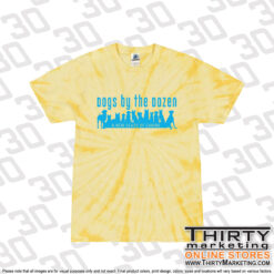Alternative view of Dogs By The Dozen Tie-Dyed T-Shirt