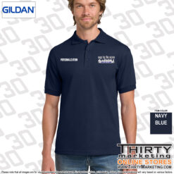 Dogs By The Dozen Jersey Knit Polo