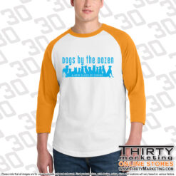Dogs By The Dozen Colorblock Raglan Jersey