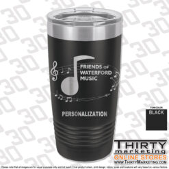 Alternative view of Friends of Waterford Music 20oz Engraved Ringneck Tumbler