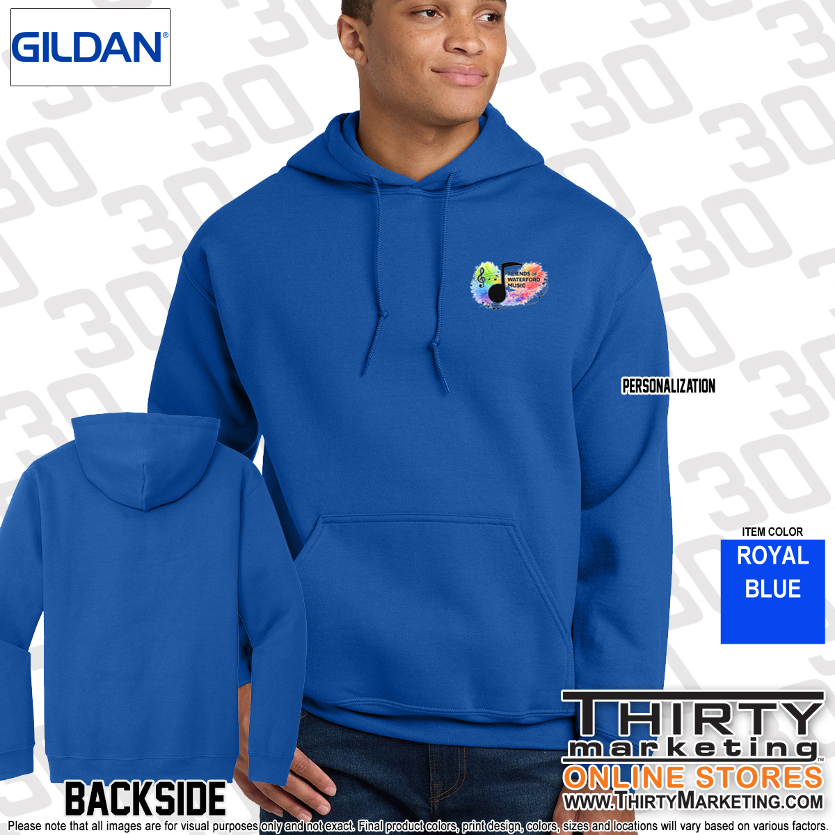 Friends of Waterford Music Hoodie - Image 7