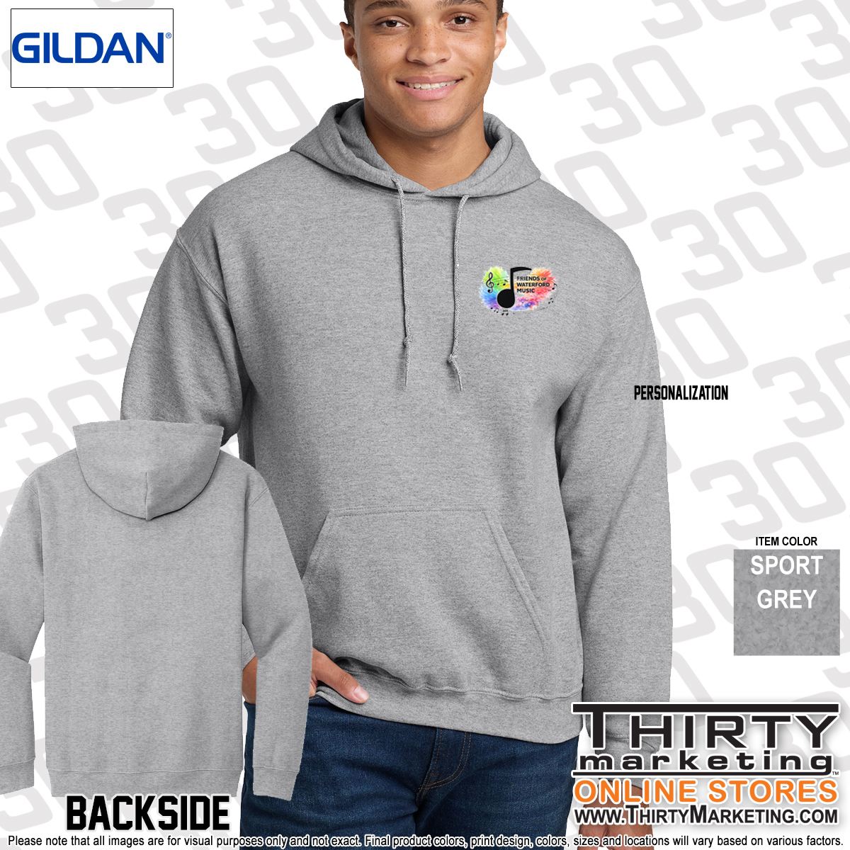 Friends of Waterford Music Hoodie - Image 5
