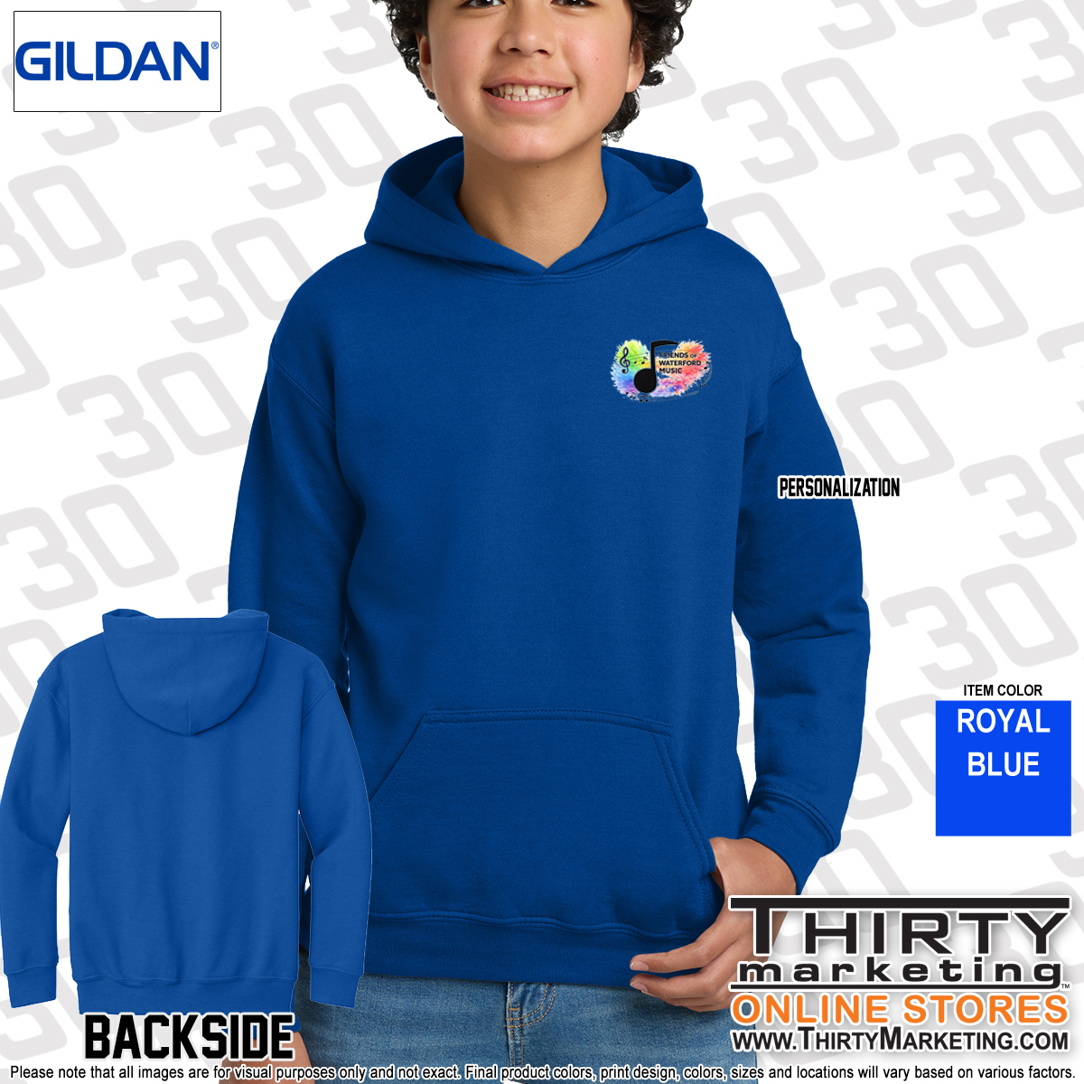 Friends of Waterford Music Hoodie - Image 4