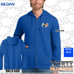 Alternative view of Friends of Waterford Music Zip Hoodie