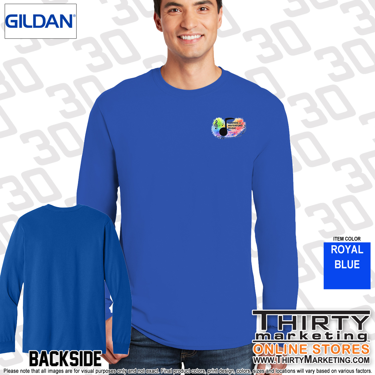 Friends of Waterford Music Cotton Long Sleeve Tee