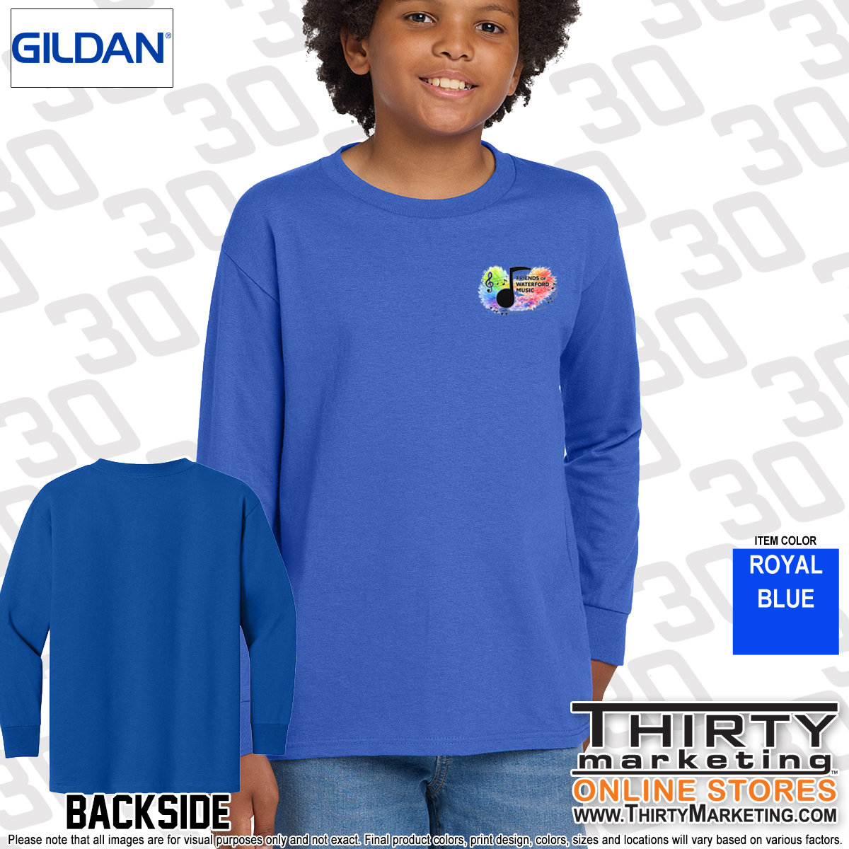 Friends of Waterford Music Cotton Long Sleeve Tee - Image 4