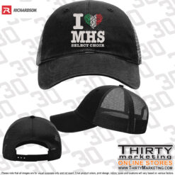 Malverne Select Choir Richardson Garment-Washed Trucker Cap